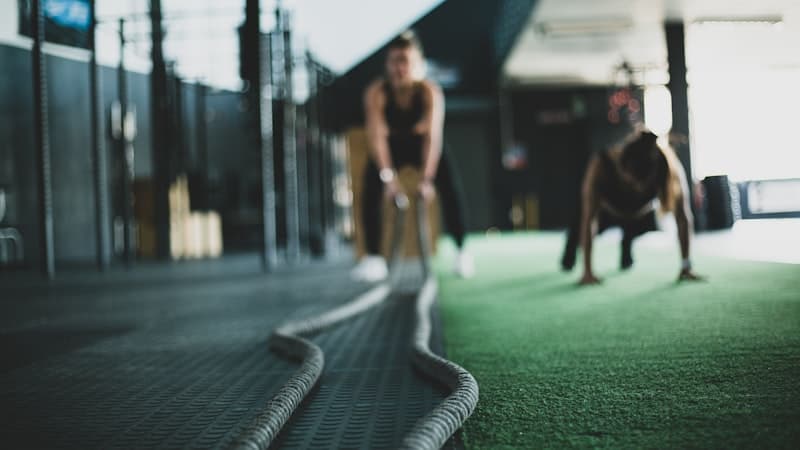 Person exercising representing fitness performance and recovery