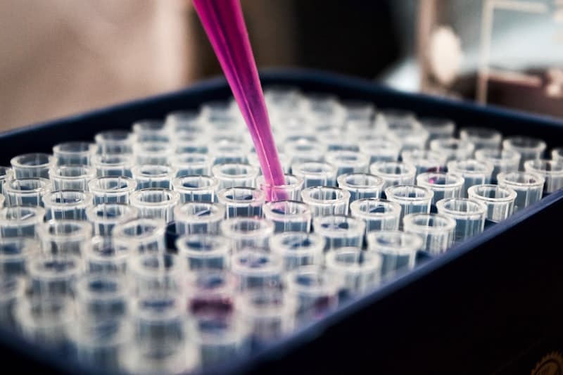 Laboratory researcher working with scientific equipment
