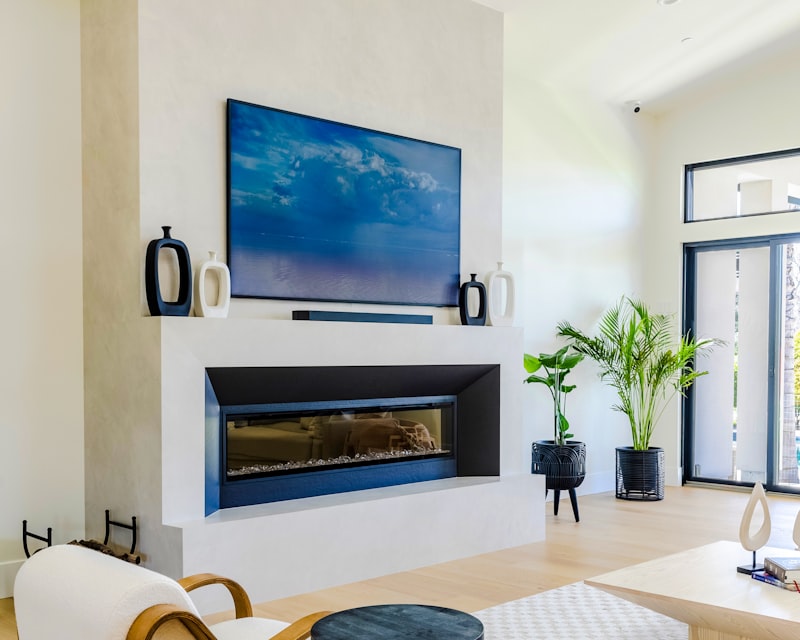 Clean modern home living room — choosing the right air quality solution for a healthier home